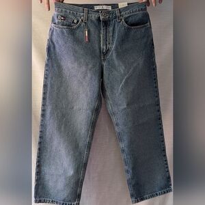 NWT Vintage Y2K 2002‎ Tommy Hilfiger Cropped Boyfriend Jeans